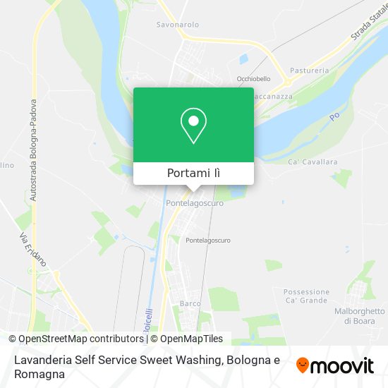 Mappa Lavanderia Self Service Sweet  Washing