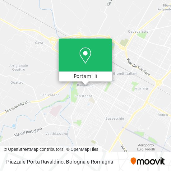 Mappa Piazzale Porta Ravaldino