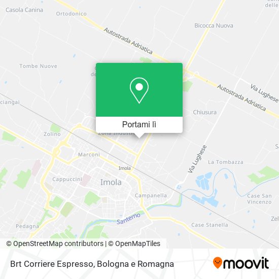 Mappa Brt Corriere Espresso