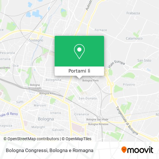Mappa Bologna Congressi