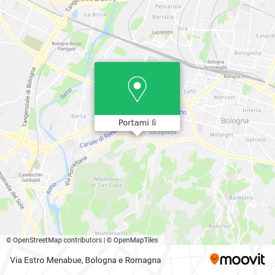 Mappa Via Estro Menabue