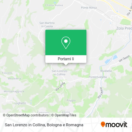 Mappa San Lorenzo in Collina