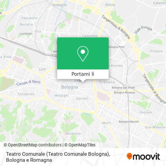 Mappa Teatro Comunale (Teatro Comunale Bologna)