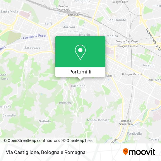 Mappa Via Castiglione