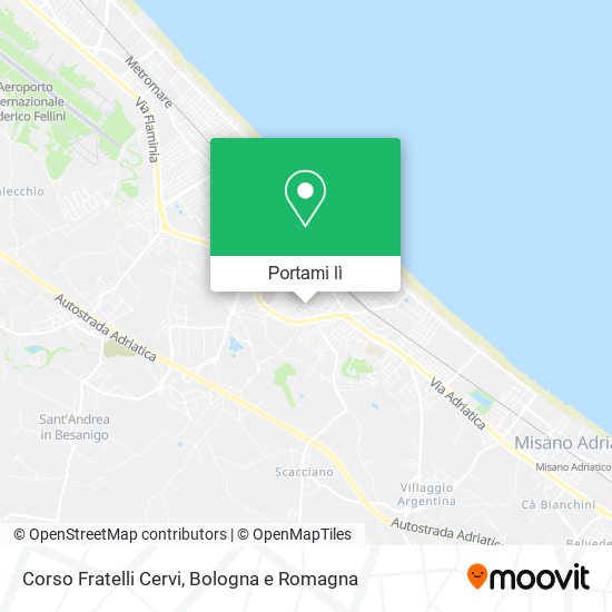 Mappa Corso Fratelli Cervi