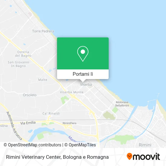 Mappa Rimini Veterinary Center