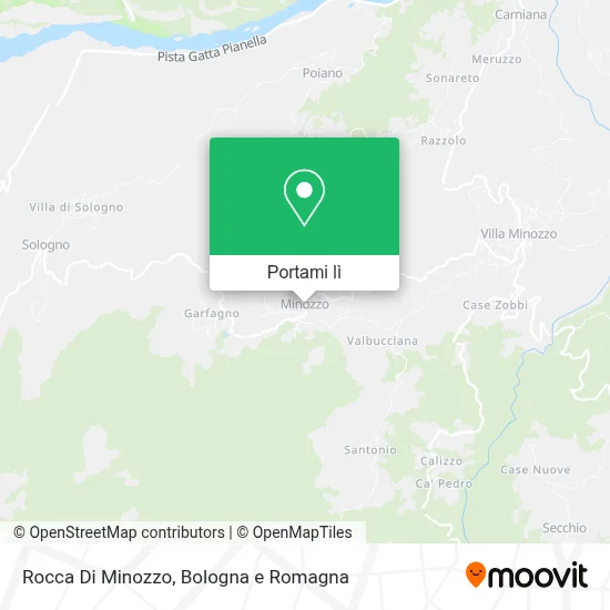 Mappa Rocca Di Minozzo