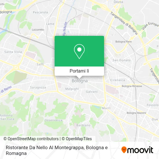 Mappa Ristorante Da Nello Al Montegrappa