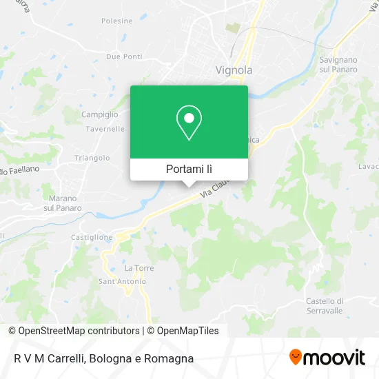 Mappa R V M Carrelli