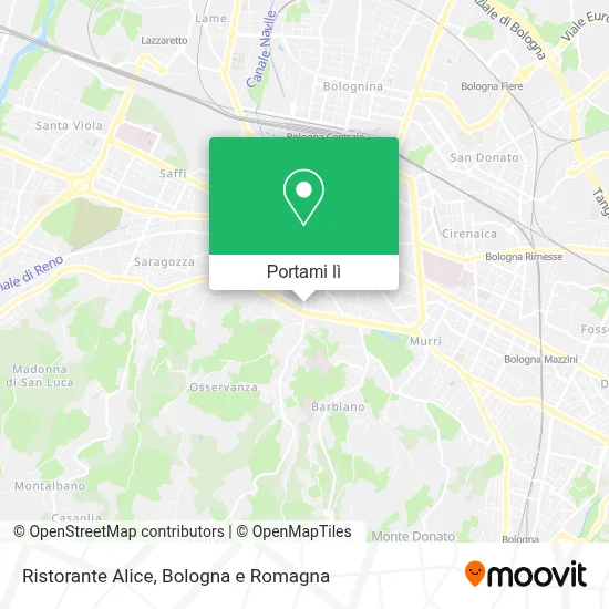 Mappa Ristorante Alice