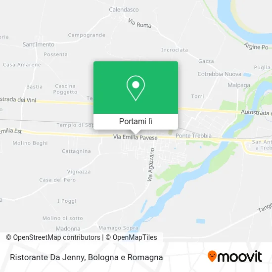 Mappa Ristorante Da Jenny