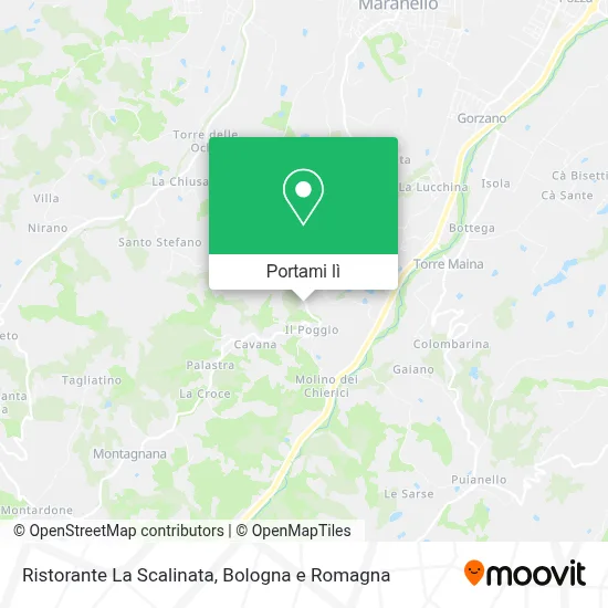 Mappa Ristorante La Scalinata