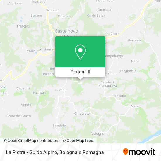 Mappa La Pietra - Guide Alpine