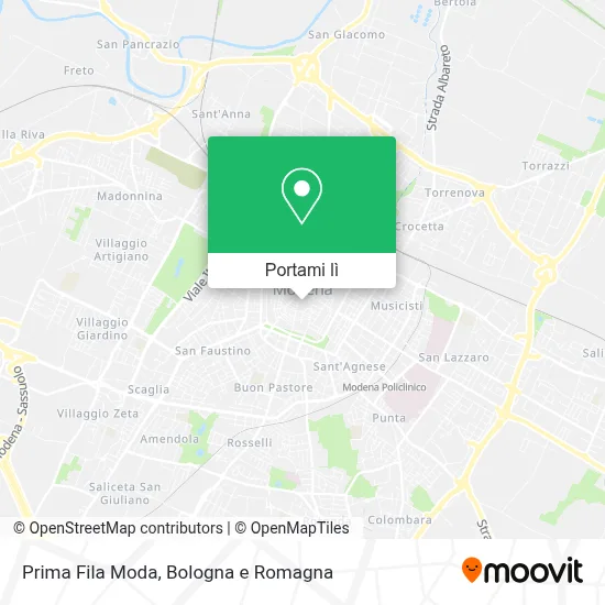 Mappa Prima Fila Moda