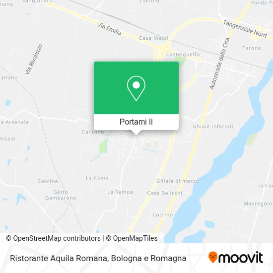 Mappa Ristorante Aquila Romana