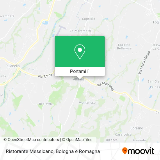 Mappa Ristorante Messicano
