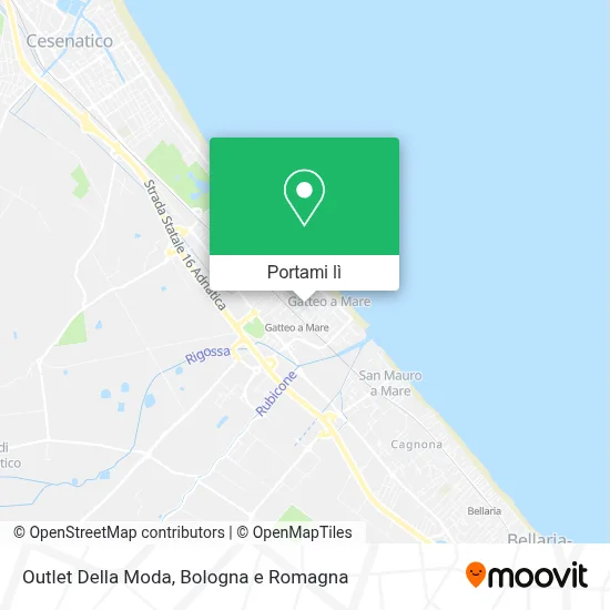 Mappa Outlet Della Moda