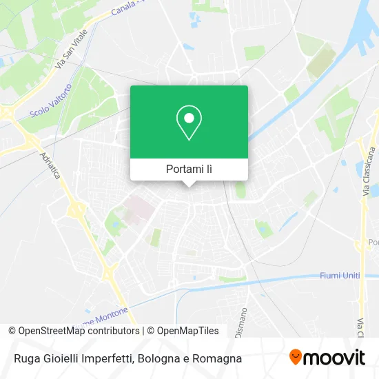 Mappa Ruga Gioielli Imperfetti