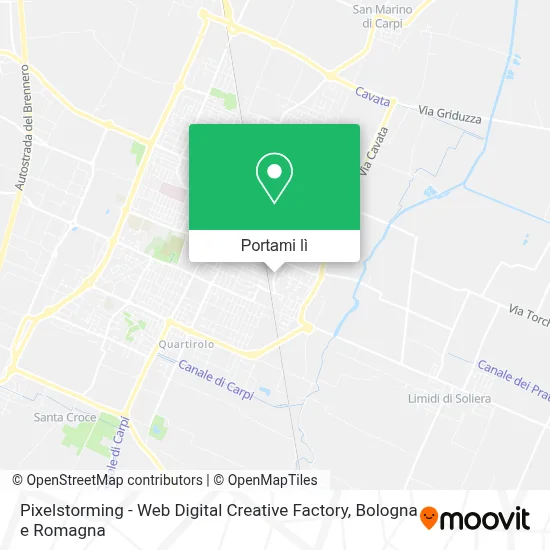 Mappa Pixelstorming - Web Digital Creative Factory