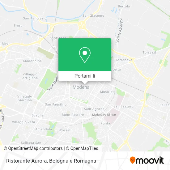 Mappa Ristorante Aurora