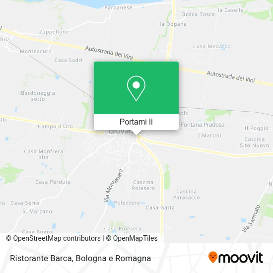 Mappa Ristorante Barca