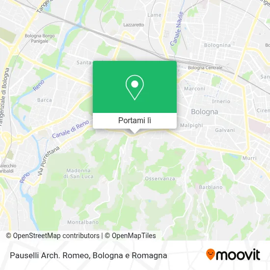Mappa Pauselli Arch. Romeo