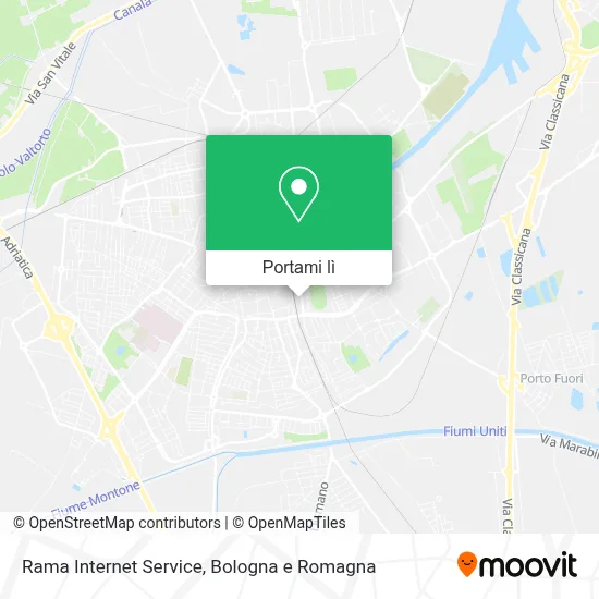 Mappa Rama Internet Service