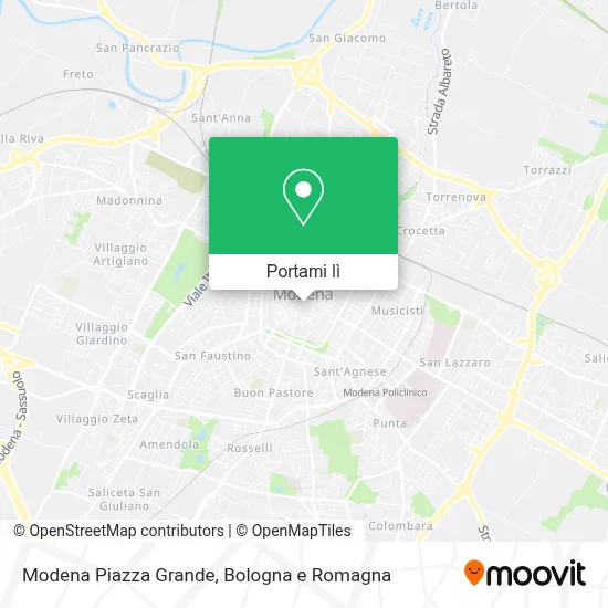 Mappa Modena  Piazza Grande