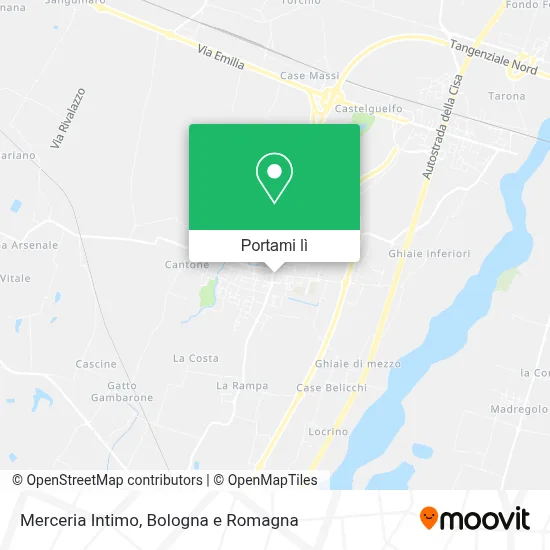 Mappa Merceria Intimo