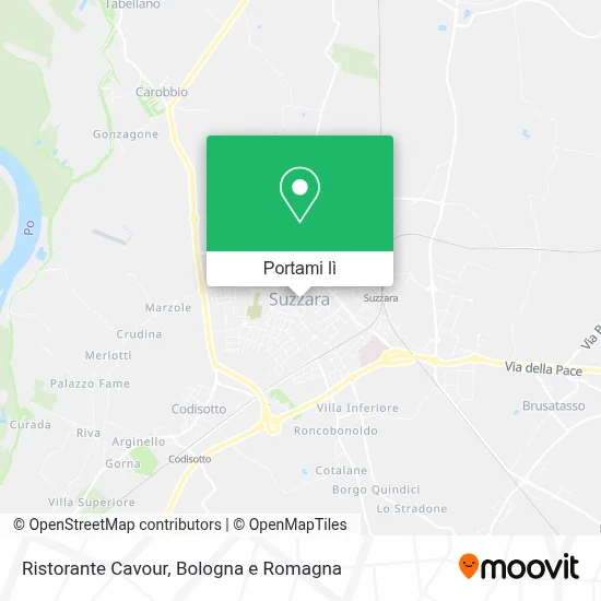 Mappa Ristorante Cavour