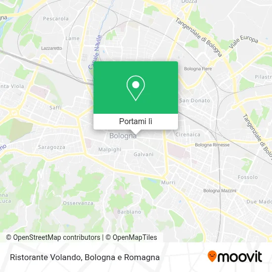 Mappa Ristorante Volando