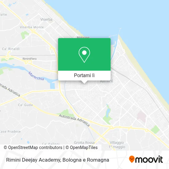 Mappa Rimini Deejay Academy