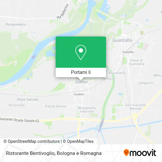 Mappa Ristorante Bentivoglio