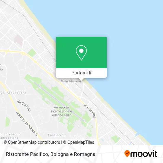 Mappa Ristorante Pacifico