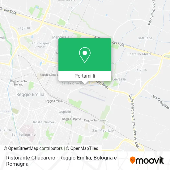 Mappa Ristorante Chacarero - Reggio Emilia