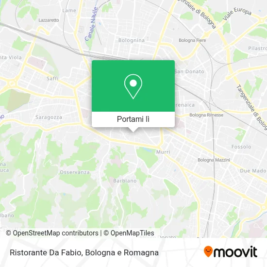 Mappa Ristorante Da Fabio
