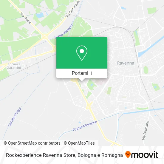 Mappa Rockexperience Ravenna Store