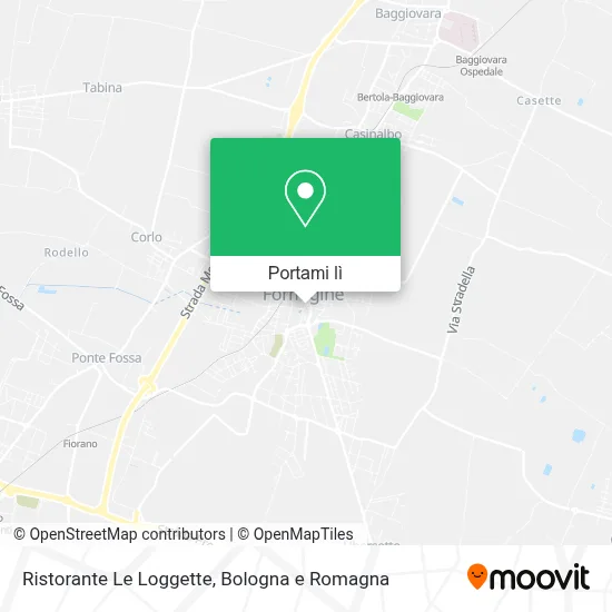 Mappa Ristorante Le Loggette
