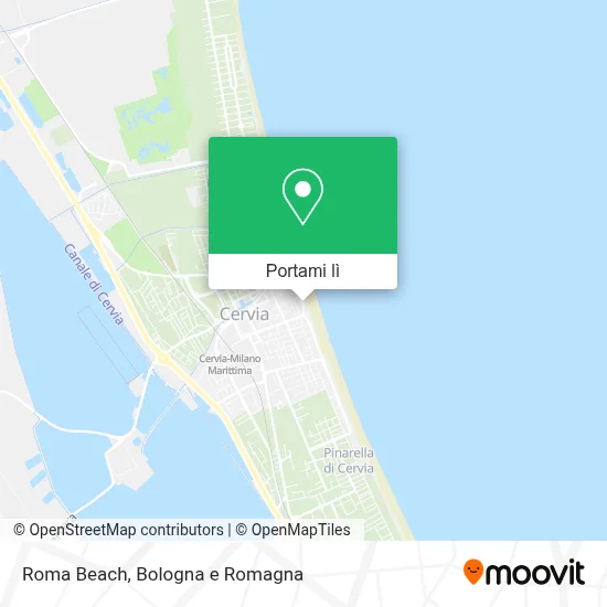 Mappa Roma Beach