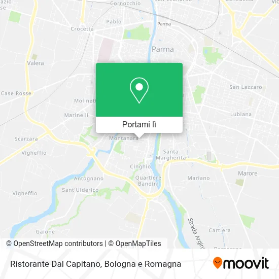 Mappa Ristorante Dal Capitano