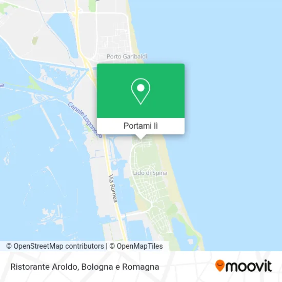 Mappa Ristorante Aroldo