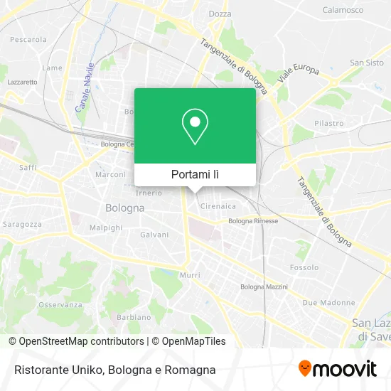Mappa Ristorante Uniko