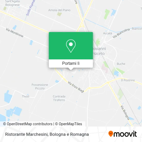 Mappa Ristorante Marchesini