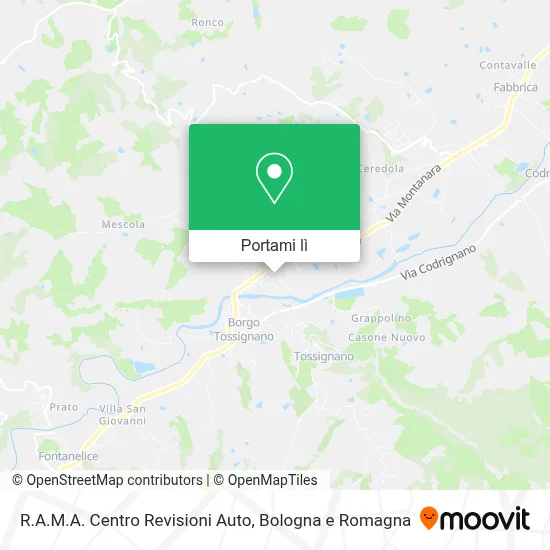 Mappa R.A.M.A. Centro Revisioni Auto