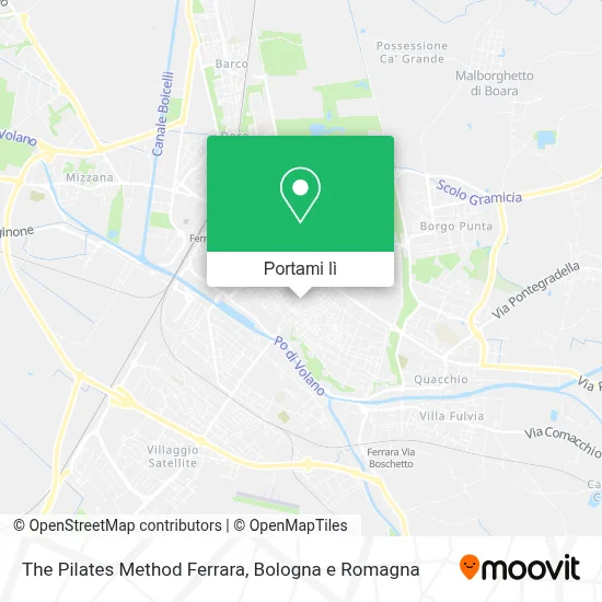 Mappa The Pilates Method Ferrara