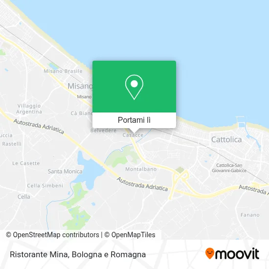 Mappa Ristorante Mina