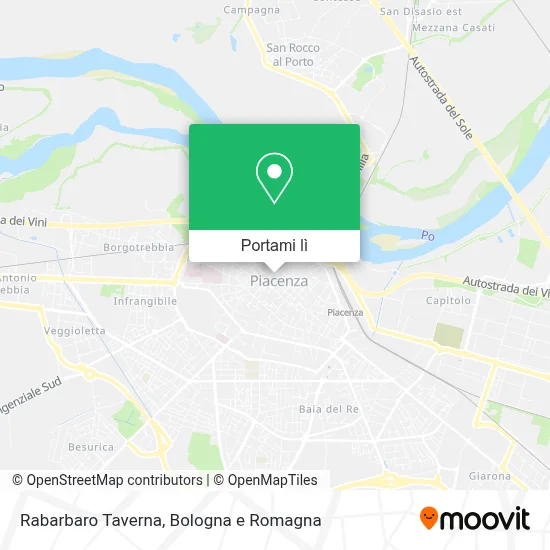 Mappa Rabarbaro Taverna