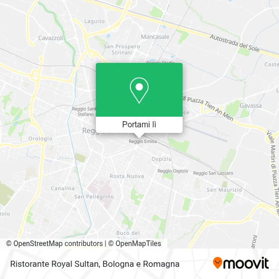 Mappa Ristorante Royal Sultan