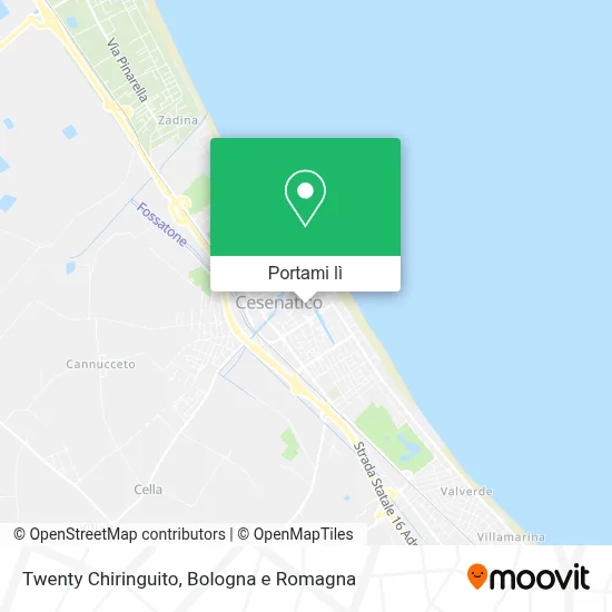 Mappa Twenty Chiringuito