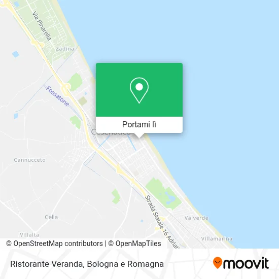 Mappa Ristorante Veranda